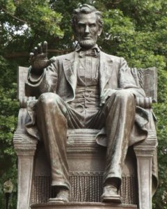 Statue of Lincoln, seated